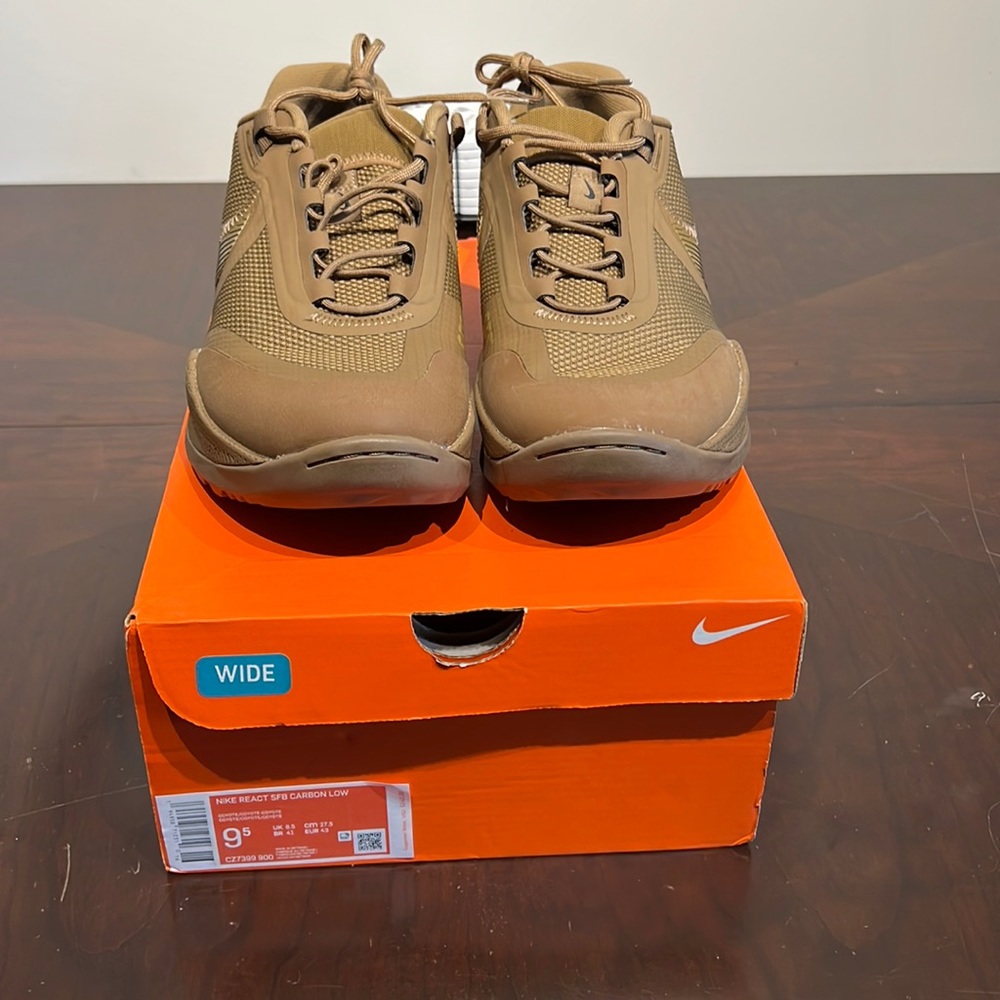 Nike React SFB Carbon Low - 9.5M Wide - Coyote